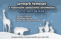 Jarmark řemesel + rozsvícení vánočního stromu